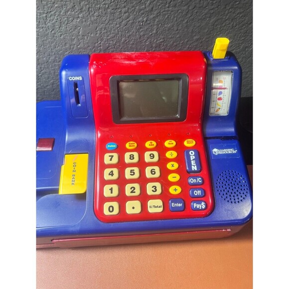 Learning Resources Pretend & Play Teaching Cash Register (LER2690) - Picture 2 of 15